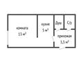 1-бөлмелі пәтер · 24.7 м² · 4/9 қабат, Абая 28к4, бағасы: 10.4 млн ₸ в Костанае — фото 7