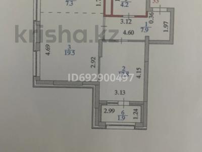 2-комнатная квартира, 54.18 м², 8/9 этаж, Туран 45/1 — Туран за 27.5 млн 〒 в Астане, Нура р-н