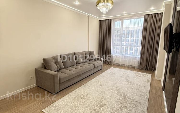 3-комнатная квартира · 86.5 м² · 12/16 этаж, Санжара Асфендиярова 9 за 62 млн ₸ в Астане, Нура р-н — фото 2
