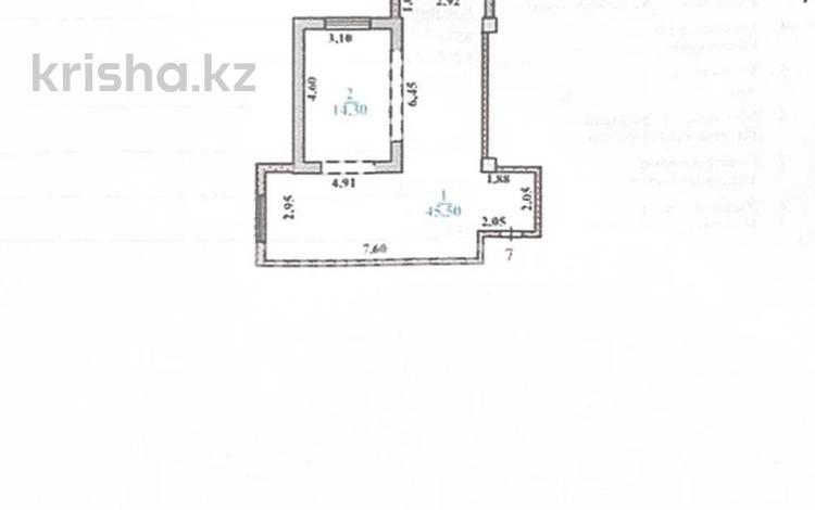 2-бөлмелі пәтер · 59.8 м² · 2/13 қабат, Байдибек би стр. 127/7, бағасы: 31.8 млн ₸ в Шымкенте, Абайский р-н — фото 2