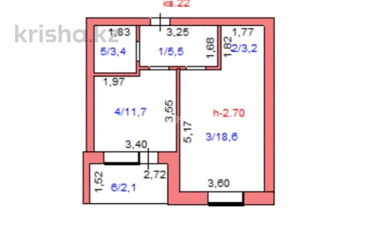 2-комнатная квартира · 44.5 м² · 6/10 этаж, Центральный парк 84/1 за 18.5 млн 〒 в Кокшетау — фото 11