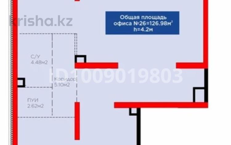 Еркін, кеңселер, дүкендер мен бутиктер, қоймалар, қоғамдық тамақтану орны, сұлулық салондары, білім орталықтары, ойын-сауық, конференц-залдар, студиялар · 127 м², бағасы: ~ 1.4 млн ₸ в Шымкенте, Каратауский р-н — фото 2