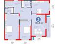 3-комнатная квартира · 124.8 м² · 5/12 этаж, Радостовца 359 за 224 млн ₸ в Алматы, Бостандыкский р-н — фото 3
