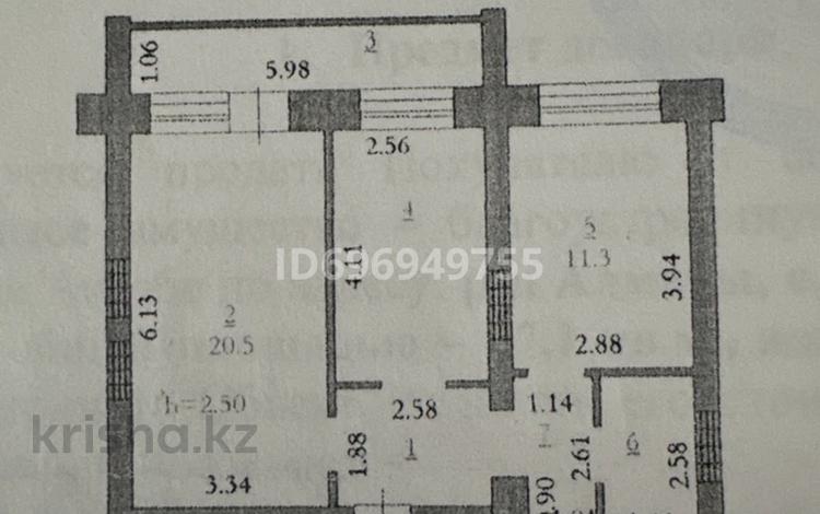 2-бөлмелі пәтер, 57.1 м², 9/9 қабат, Нур Актобе, НұрСити2мкр 39В — Напротив ЭКСПО, бағасы: 15 млн 〒 — фото 2