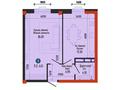 1-бөлмелі пәтер · 52.4 м², Момышулы, севернее ул. Монке би, бағасы: ~ 21 млн ₸ в Алматы, Алатауский р-н — фото 3