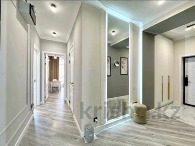 3-комнатная квартира · 86.8 м² · 9/10 этаж, А. Бокейханова 3 за 75 млн 〒 в Астане, Есильский р-н