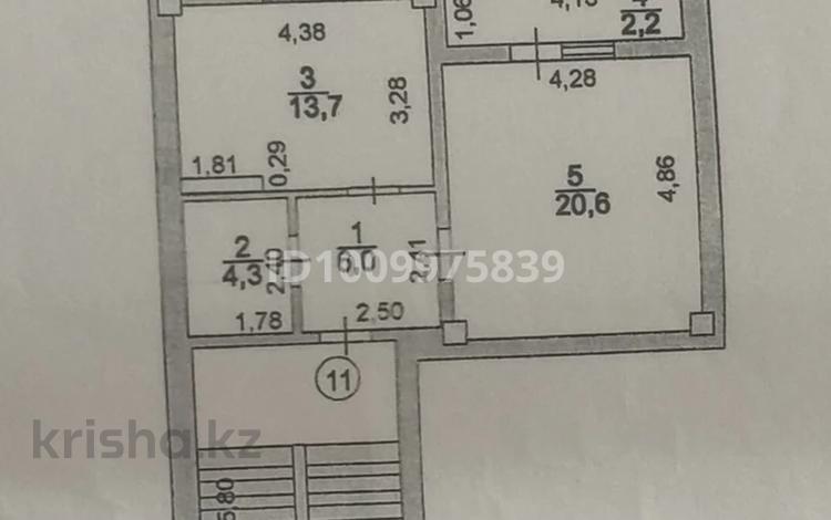 1-комнатная квартира · 51 м² · 4/5 этаж, сырымдатова 23 за 17 млн ₸ в Атырау — фото 2