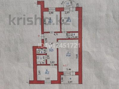 3-комнатная квартира · 73.3 м² · 5/5 этаж, Жаппасбай батыра 1 за 12 млн 〒 в 