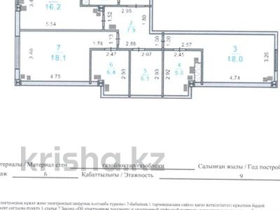 4-бөлмелі пәтер, 137.05 м², 6/9 қабат, 17 мкр. уч N° 26/5 — Ерімбетов - Рыскулов-Шаяхметов к қиылысы, бағасы: 65 млн 〒 в Шымкенте, Аль-Фарабийский р-н