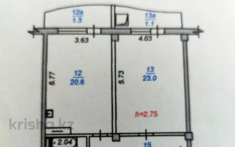 2-бөлмелі пәтер · 61 м² · 9/12 қабат, Толе би 273/4, бағасы: 28.5 млн 〒 в Алматы, Алмалинский р-н — фото 2