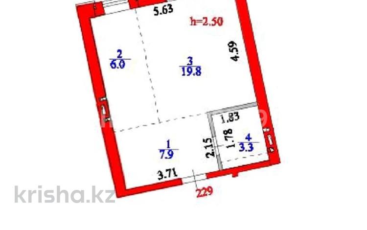 1-бөлмелі пәтер · 33.7 м² · 9/9 қабат, Е 181 3, бағасы: 11.9 млн ₸ в Астане, Нура р-н — фото 2