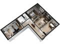 3-бөлмелі пәтер · 90.9 м² · 6/9 қабат, Толеметова 20А, бағасы: 42 млн ₸ в Шымкенте — фото 3