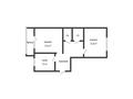 2-бөлмелі пәтер · 52 м² · 3/5 қабат, Дулатова 89, бағасы: 23.5 млн ₸ в Костанае — фото 12