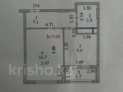 1-бөлмелі пәтер · 39 м² · 7/14 қабат, Санжара Асфендиярова 2, бағасы: 29.9 млн ₸ в Астане, Нура р-н