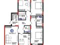 4-бөлмелі пәтер · 120.85 м² · 8/9 қабат, Е-321 4, бағасы: 74 млн ₸ в Астане, Есильский р-н