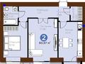 2-комнатная квартира · 61 м² · 5/9 этаж, Е 915 12 за 45 млн ₸ в Астане, Есильский р-н — фото 10