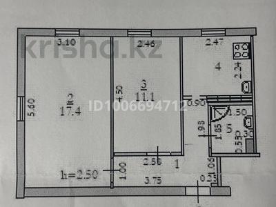2-комнатная квартира · 42.3 м² · 1/4 этаж, Лачугина 5 — Спутник за 12 млн 〒 в Актобе