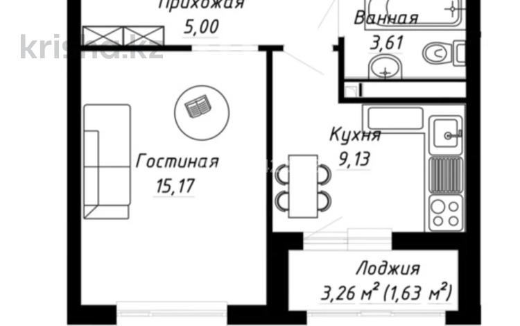 1-бөлмелі пәтер · 35 м² · 7/9 қабат, Ахмет Байтурсынулы 14а, бағасы: 23.8 млн ₸ в Астане, Сарайшык р-н — фото 18