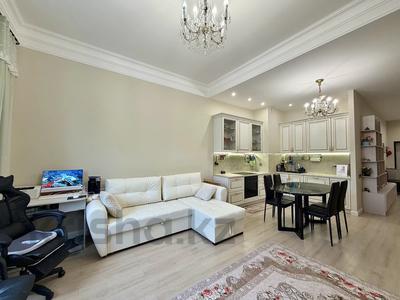 2-бөлмелі пәтер · 70.4 м² · 3 қабат, Омарова 35/1, бағасы: 95 млн ₸ в Алматы, Медеуский р-н