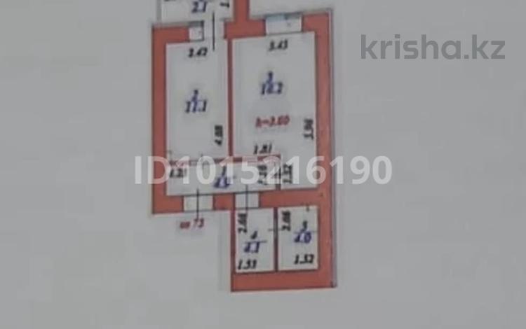 1-комнатная квартира · 44.4 м² · 8/12 этаж, Чингиз Айтматов 65 за 20 млн ₸ в Астане, Нура р-н — фото 2