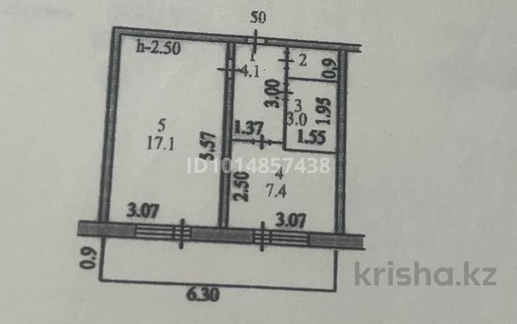 1-бөлмелі пәтер · 33 м² · 2/5 қабат, Сейфулина 60, бағасы: 13 млн ₸ в Петропавловске — фото 2