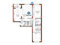 3-комнатная квартира · 103.71 м², Е 909 29 за ~ 68.1 млн ₸ в Астане, Нура р-н — фото 3