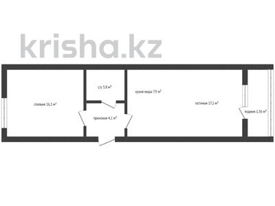 2-комнатная квартира · 50.36 м² · 1/5 этаж, Центральный микрорайон 41 за 15 млн 〒 в Кокшетау