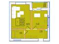 1-комнатная квартира · 43.76 м², Набережная — Шухова за ~ 17.5 млн 〒 в Петропавловске — фото 3