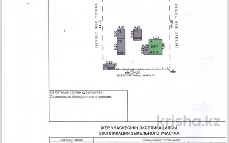 Отдельный дом · 3 комнаты · 41 м² · 20 сот., Кабанбай Батыра 41 — Б. Ыдырышева за 12 млн ₸ в Ушарале — фото 3