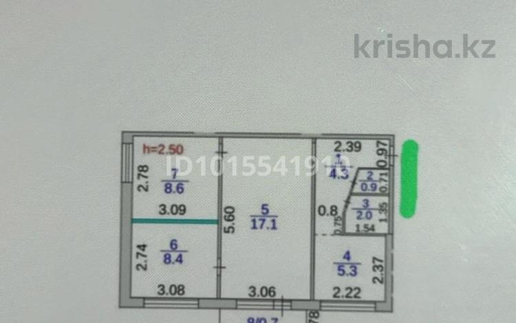2-бөлмелі пәтер · 47.3 м² · 2/5 қабат, 19-шағынаудан 52a, бағасы: 16.5 млн ₸ в Караганде, Алихана Бокейханова р-н — фото 2