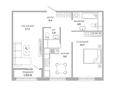 2-бөлмелі пәтер · 53.5 м², Пр. Мангилик ел, напротив республиканской мечети 74/1, бағасы: ~ 32.3 млн ₸ в Астане, Есильский р-н — фото 2