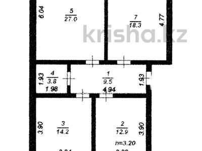 3-бөлмелі пәтер · 86.8 м² · 1/3 қабат, Халменов 33А, бағасы: 31.4 млн ₸ в Шымкенте, Туран р-н