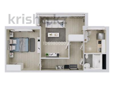 2-бөлмелі пәтер · 50.8 м² · 7/9 қабат, мкр Асар-2, Мкр. Бозарык 3195/1 — Торговый центр Толе би, бағасы: 25.4 млн ₸ в Шымкенте, Абайский р-н