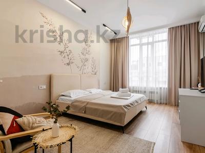 1-комнатная квартира · 41 м² · 2/12 этаж, Торекулова 95 за 18 000 〒 в Алматы, Алмалинский р-н