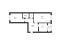2-комнатная квартира · 54.5 м² · 6/6 этаж, хакимжановой 56 за 20.5 млн ₸ в Костанае — фото 9