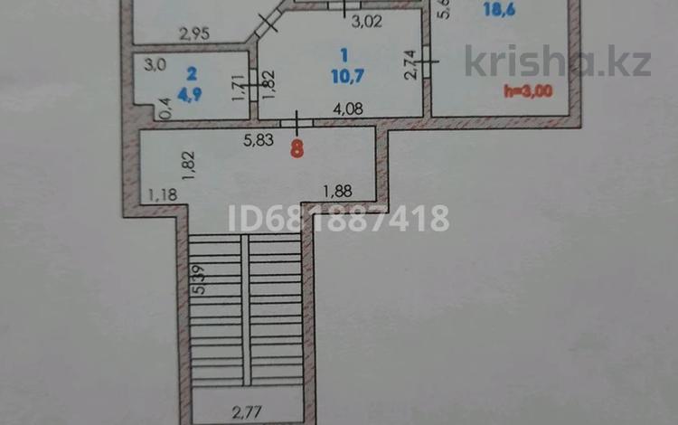 2-комнатная квартира, 68 м², 3/4 этаж, мкр Нурсая, 17 улица 23 — Рядом со школы НИШ и бани