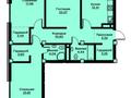 3-бөлмелі пәтер · 114 м² · 2/4 қабат, 193 квартал участок 1690/2, бағасы: 68.5 млн ₸ в Шымкенте, Енбекшинский р-н