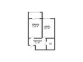 1-бөлмелі пәтер · 41 м² · 2/6 қабат, Микрорайон Береке 50, бағасы: 23 млн ₸ в Костанае — фото 10