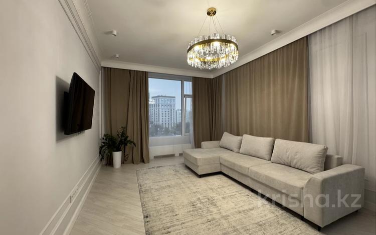 3-бөлмелі пәтер · 125 м² · 4/14 қабат, Кайым Мухамедханов 1/1, бағасы: 130 млн ₸ в Астане, Нура р-н — фото 2
