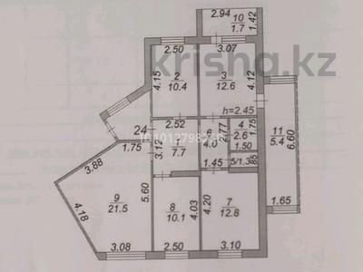 4-бөлмелі пәтер · 90.1 м² · 8/9 қабат, 8 мкр — 4 кольцо, бағасы: 20 млн ₸ в Темиртау