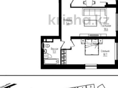 2-бөлмелі пәтер · 68 м² · 3/12 қабат, Ауэзова 3г/2, бағасы: 70 млн ₸ в Алматы, Алмалинский р-н
