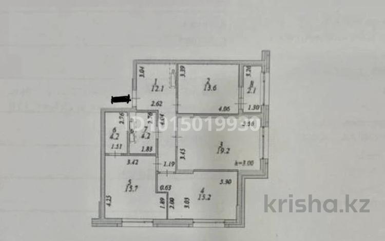 3-бөлмелі пәтер · 87 м² · 17/18 қабат, Байтурсынулы 28/1, бағасы: 42 млн ₸ в Астане, Сарайшык р-н — фото 2