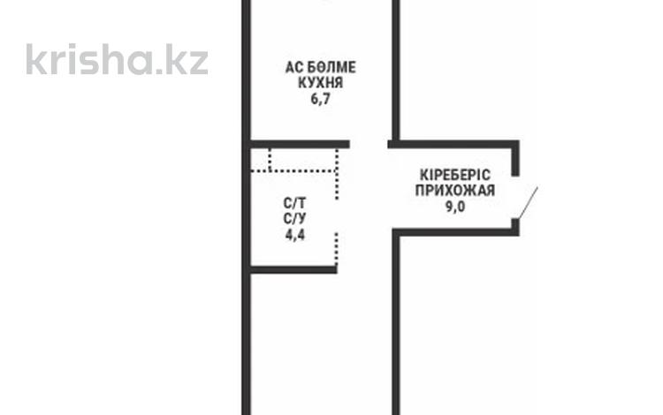 2-бөлмелі пәтер · 62.7 м² · 4/9 қабат, Каныша Сатпаева 90а/1, бағасы: 50.5 млн ₸ в Алматы, Бостандыкский р-н — фото 2