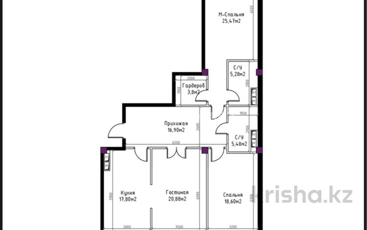 3-бөлмелі пәтер · 118.5 м² · 5/5 қабат, Нұрсая ш/а., Абулхайр-хана 56/в, бағасы: 47 млн ₸ в Атырау, мкр Нурсая — фото 2