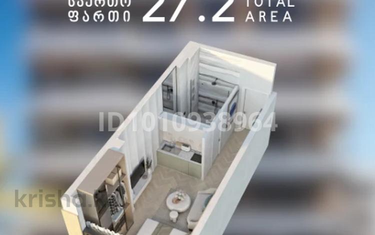 1-бөлмелі пәтер · 27.2 м² · 7/7 қабат, Кабулети D2 — Абашидзе, бағасы: 30 млн 〒 в Кобулети — фото 2