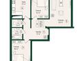 3-комнатная квартира · 82 м², Культегин — бульвар GreenLine за ~ 43.3 млн ₸ в Астане — фото 9