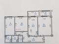 3-бөлмелі пәтер · 74.1 м² · 3/5 қабат, мкр Улы Дала 21, бағасы: 23 млн ₸ в Таразе