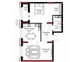 2-бөлмелі пәтер · 65.3 м², Шамши Калдаяков 10, бағасы: ~ 46 млн ₸ в Астане, Сарайшык р-н — фото 3