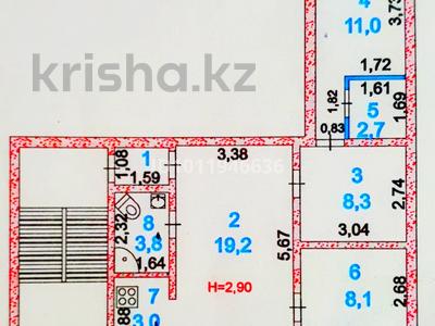 4-комнатная квартира · 58.4 м² · 5/5 этаж, мкр Сары Арка, Сатпаева 24 за 249 000 〒 в Атырау