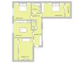 3-комнатная квартира · 79.1 м² · 4/9 этаж, Каирбекова 83 — Тауэльсыздык, РОВД, ЖК Центральный за ~ 35.6 млн ₸ в Костанае — фото 19